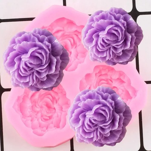 Rose flower silicone - 3d,