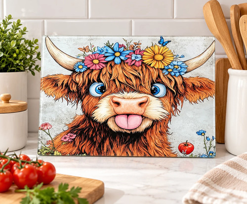 Funny novelty floral highland - funny,