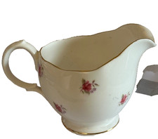 Vintage Crown Royal Milk Creamer Bone China Rose Design Jug
