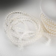 3MM Pearl Bead on String Trim