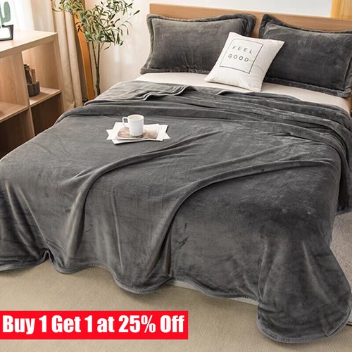 Large mink blanket faux - large,