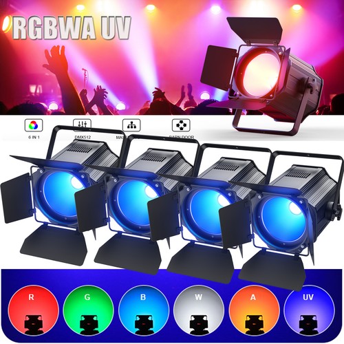 200w rgbwauv led - 4x, par