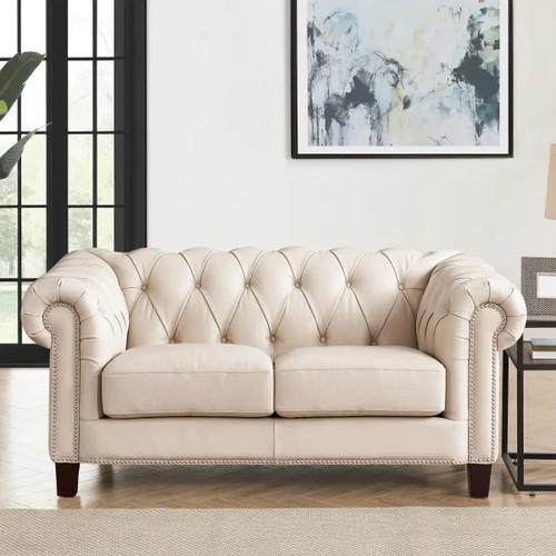 100 top grain leather sofa - top,