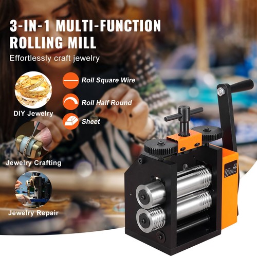 Jewelry rolling mill - 3-in-1,