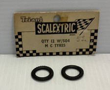2 REPRODUCTION TRI-ANG SCALEXTRIC B1 TYPHOON or B2 HURRICANE TYRES (NEW) W504 F4