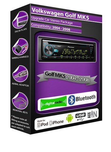 Golf mk5 dab radio pioneer - mk5,