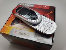 (T-MOBILE Network) Boxed Rare Sagem MyC-4 Red Mobile Phone UK3POST