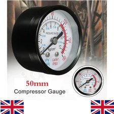 50mm 1/4 Thread 0-180PSI