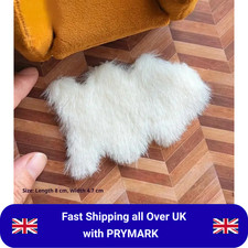 Large Faux Fur Sheepskin Rug