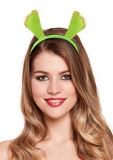 Green OGRE SHREK Ears Headband