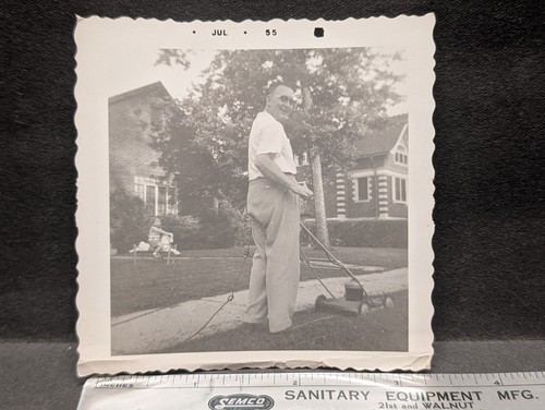 Mowing the lawn - the, vintage