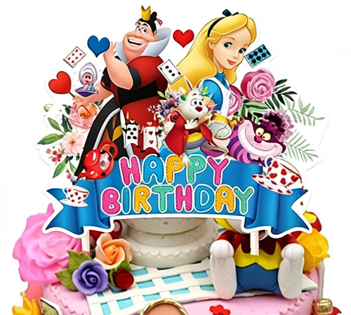 Alice wonderland cake - alice,