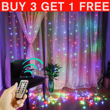300 LED Curtain Fairy Lights