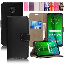 Flip Phone Case For Motorola Moto G3 G4 G6 G7 G8 Plus Power Play Leather Cover