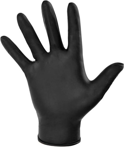 100 black disposable vinyl - 100,