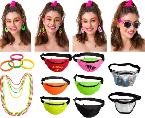 80s neon accessories - 80s,