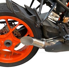 KTM 1290 Super Duke R GT RR Evo Slash Cut Exhaust Silencer Slip On 2014-2023