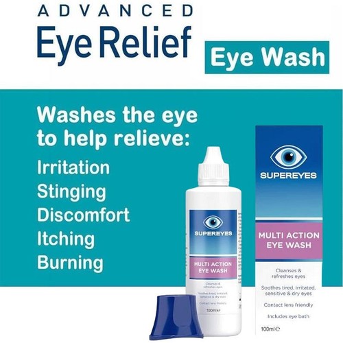 Supereyes eye wash cleansing - 2,