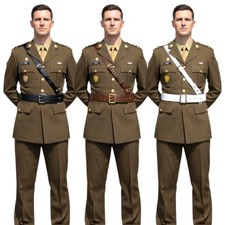 Sam Browne Belt+Shoulder Strap