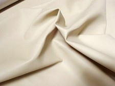 SUPER Leatherette PVC FR Vinyl Upholstery Fabric Material - CREAM