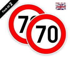 Traffic Sign 70 MPH. Speed