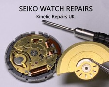 5M62 and 5M63 Seiko Kinetic Watch Parts.  Click the "Drop Down Menu".
