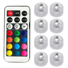 Waterproof Led Lights Underwater Swimming Pool Hot Tub Pond Aquarium Submersible