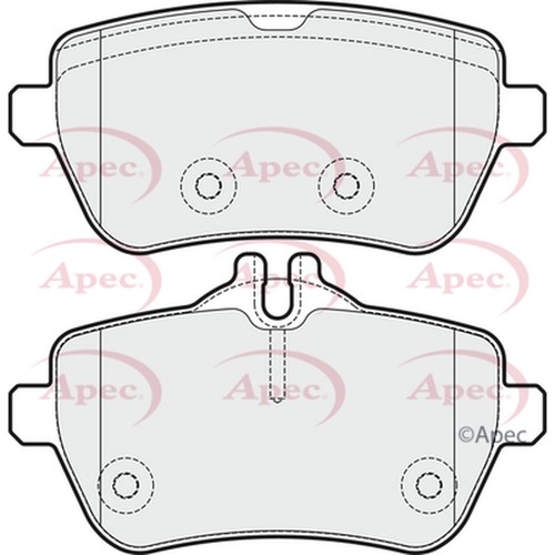 Brake pads for mercedes - for,