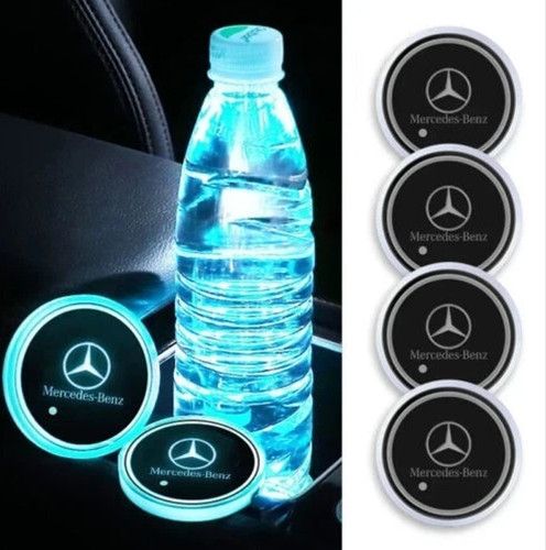 Led car cup holder - led, mat
