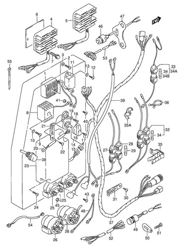 Suzuki genuine screw - suzuki, dt65
