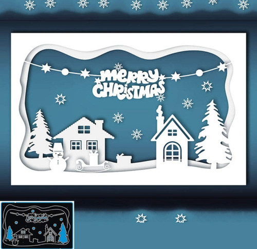 Merry christmas snow - christmas,
