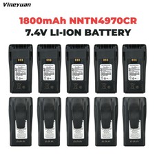 10PC NNTN4497CR NNTN4970CR 1800mAh Li-ion Battery for Motorola CP040 CP140 CP180