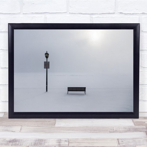 Prohibitions bench lamp post - bench,