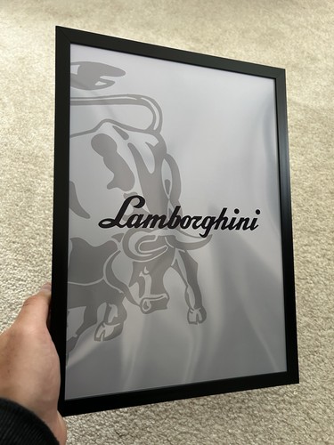 Lamborghini framed print - lamborghini, a4