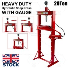20-Ton Hydraulic Shop Press with Guage 20,000KG Workshop Garage Floor Standing