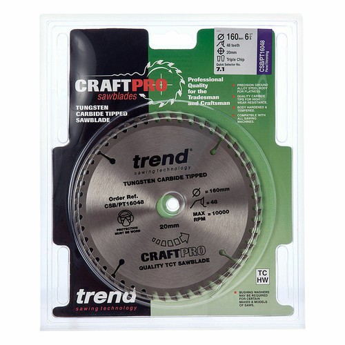 Trend pro 160mm 48t - 2.2mm, tct