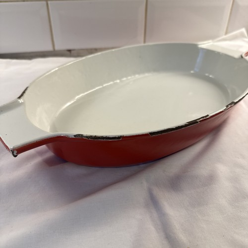 Copco orange enameled - enameled, cast