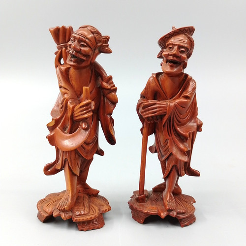 Vintage chinese carved wooden - vintage,
