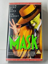 The Mask (Jim Carrey) On VHS Video Cassette Tape