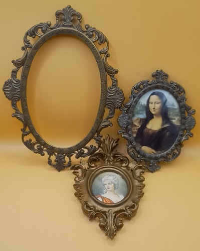 Vintage italian ornate picture - vintage,