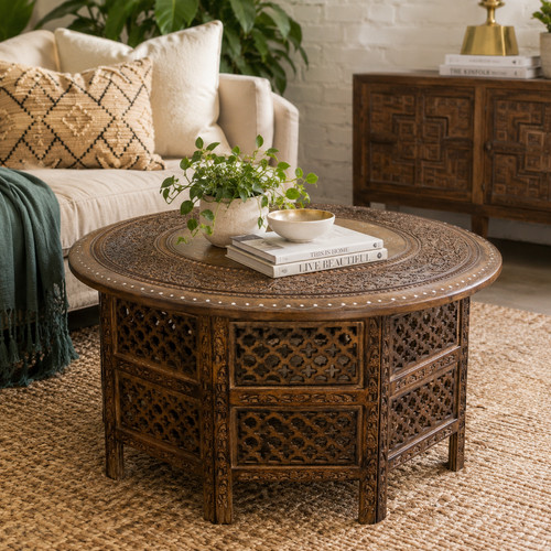 Damodar hand carved mango wood - carved,