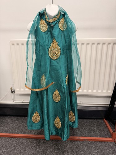 Girls teal green - green, anarkali