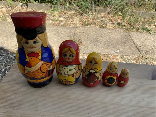 Set russian dolls man - of,