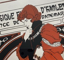 Vintage Mucha Mirror Art