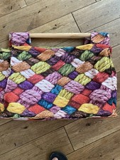 Wool Design Large Knitting Bag