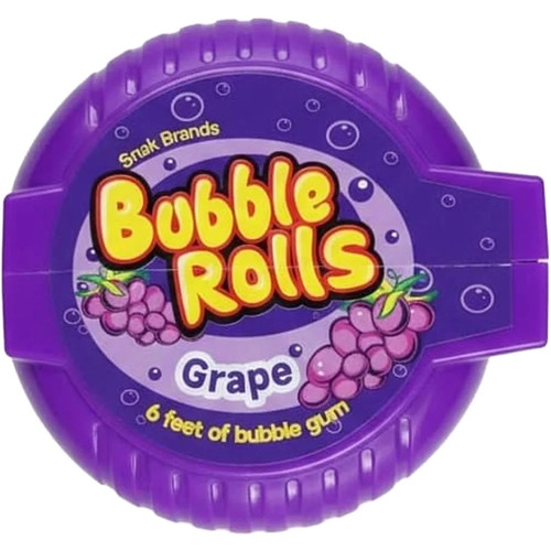 Bubble rolls grape 56g 6 - grape,