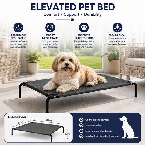 Elevated dog bed raised - elevated,