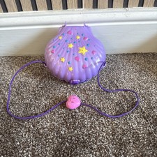Polly Pocket World Stars & Hearts Seashell Bag Compact Play Set 2019 Mattel