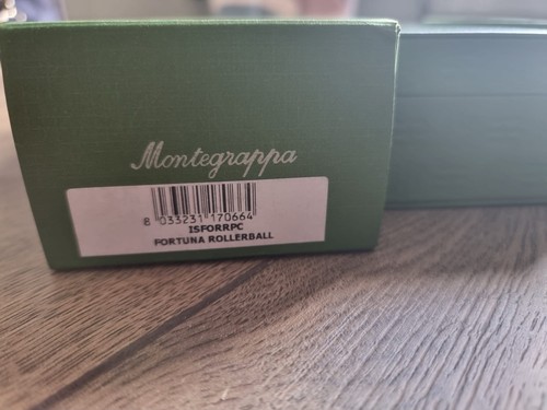 Montegrappa green pen box bnib - green,