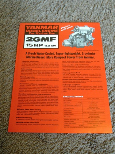 Yanmar marine diesel - diesel, engine
